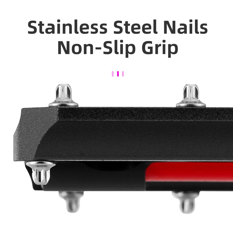 ROCKBROS-Pedales de liberación rápida para bicicleta de montaña, rodamiento de sello a prueba de lluvia CNC, 8,2 cm de ancho, antideslizante, de cromo molibdeno - Imagen 4