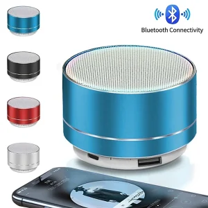 Altavoz inalámbrico de diente azul A10, Subwoofer de pistola de acero pequeña, Mini tarjeta de regalo portátil, disco U, TF, micrófono HD para exteriores, sonido estéreo