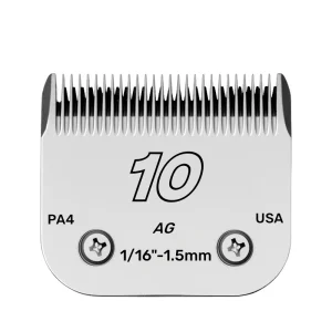 Cuchilla de acero desmontable para cortaúñas, Compatible con Ainds, Oster A5, Wahl Km y otras Series de cortaúñas, 10 #