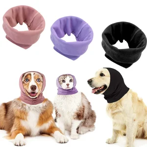 Orejera para el cuidado de s, a prueba de viento, cancelación de ruido, elasticidad, bufanda suave, diadema cálida para cachorros y gatos, cubierta para las orejas, accesorios para s