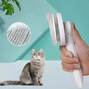 Cepillo para gatos y mascotas, peine que elimina el pelo de s, cuidado del aseo, elimina el pelo flotante, cepillo de baño, suministros para mascotas