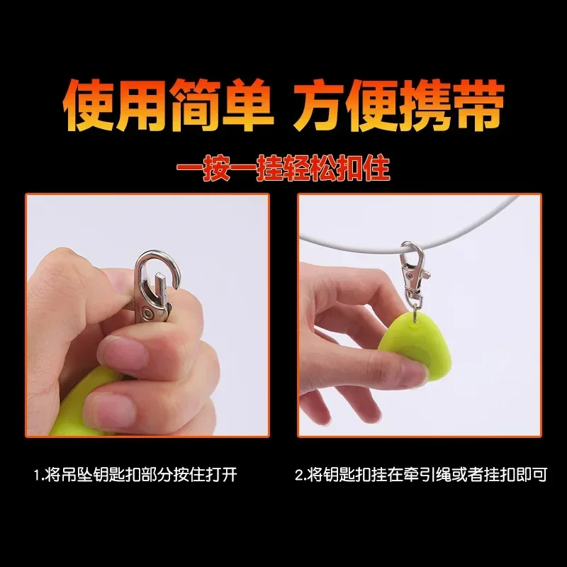 Silicone Triangle Pendant Luminous Pendant for Walking Dogs At Night, Anti Lost Light, Outdoor Warning Light, Pet Supplies - Imagen 4