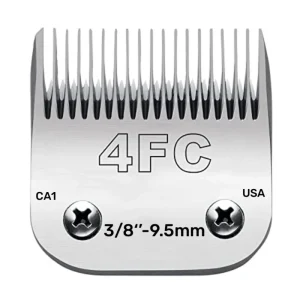Cuchillas de repuesto desmontables para cortadora de mascotas, cuchilla 4FC, Compatible con cortadora de mascotas Andis, Oster A5, Wahl, serie KM