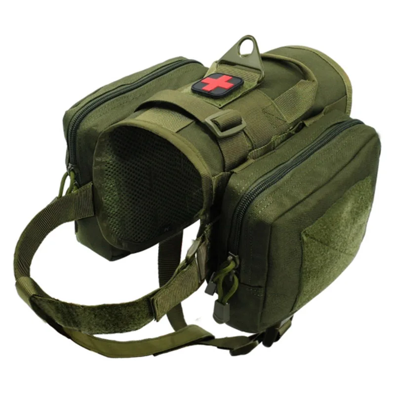 Arnés táctico para K9, chaleco de Servicio de Policía, ropa para s, bolsas Molle, accesorios de entrenamiento, chalecos de caza Airsoft - Imagen 2