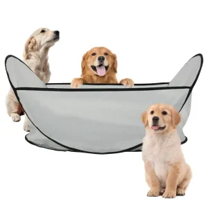 Capa de corte de pelo para mascotas, Kit de aseo para cachorros, corte de pelo de , capa de captura, herramienta de aseo plegable, suministros para mascotas