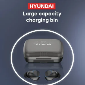 HYUNDAI-auriculares inalámbricos HY-T18 originales, cascos por encima de la oreja con Bluetooth, de larga resistencia, portátiles, para juegos y deportes, novedad