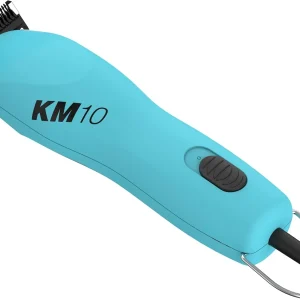 Professional Animal KM10 Kit cortapelos para mascotas, s y caballos con motor sin escobillas de 2 velocidades, turquesa ( # 9791)