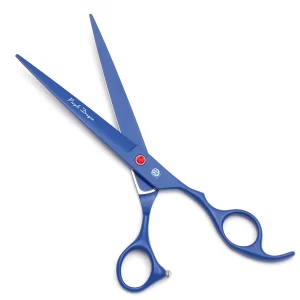 Tijeras de belleza para s, accesorio para cortar el pelo de s, dragĂłn pĂşrpura, JapĂłn, azul inoxidable, 7,5 pulgadas, Z3088