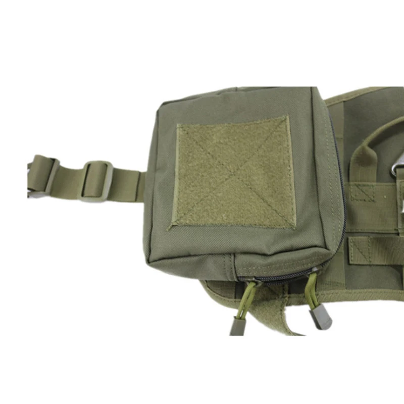 Arnés táctico para K9, chaleco de Servicio de Policía, ropa para s, bolsas Molle, accesorios de entrenamiento, chalecos de caza Airsoft - Imagen 3