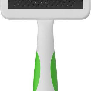 Andis 68565 - Cepillo de acero inoxidable para perros y gatos, herramienta de aseo duradera y ligera para todas las razas y longitudes de piel, reduce el desprendimiento y promueve el crecimiento del